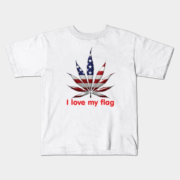 Flag Kids T-Shirt by jopett